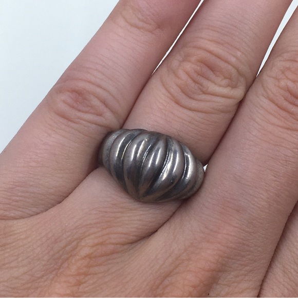 .925 Vintage sterling silver ring - Picture 2 of 13